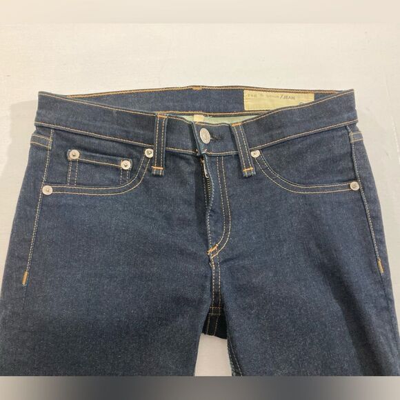 Rag & Bone Jean Legging Women’s 26 Blue Denim Clean Indigo Skinny W1503M303 - Picture 4 of 14